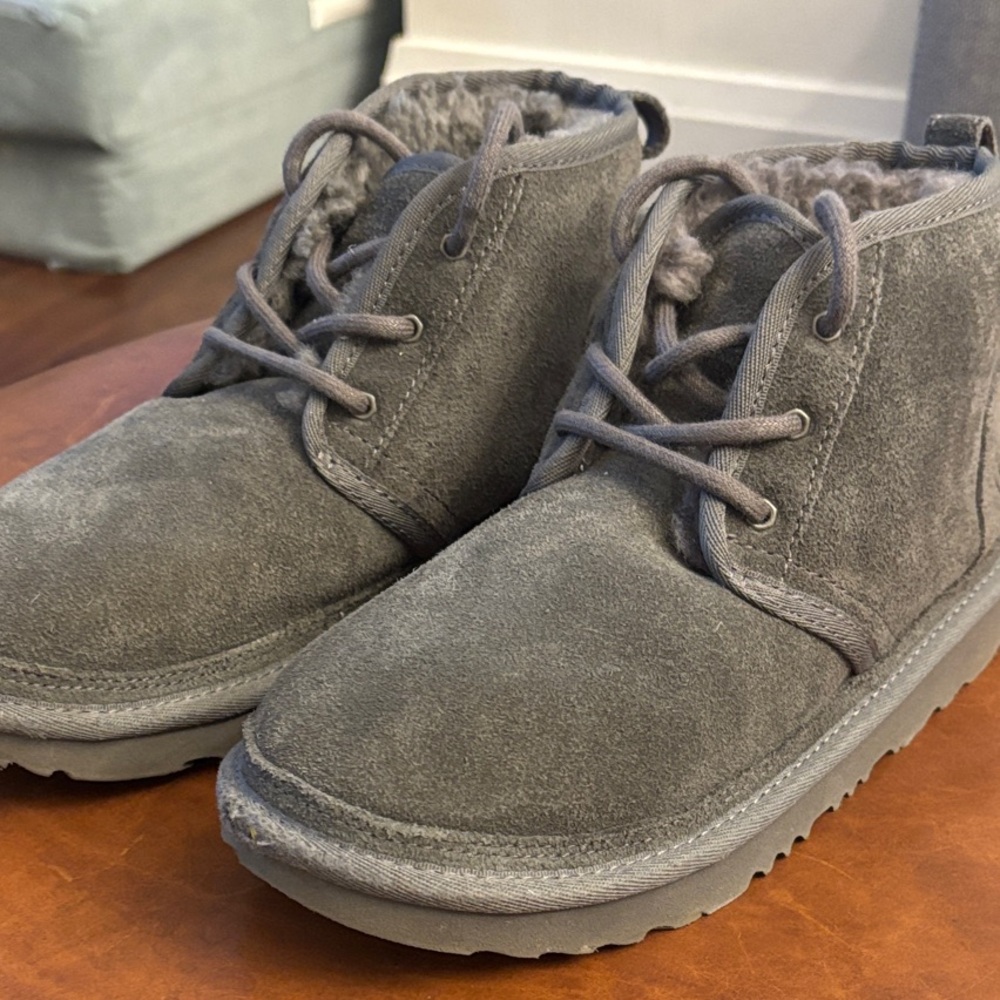 Cozy Gray Kids Boots